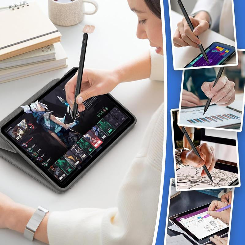Stylus Pen for Iphone by - Active Android Ipad Samsung Lenovo Pencil 15 14 13 Pro plus Max Touchscreens Universal Tablet Phone Touch Screens Black