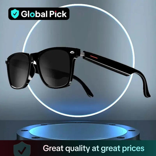 Smart Glasses, Wireless Headphone Smart Glasses for Listening to Music & Calling, Bluetooth-Compatible Creative Sports Smart Glasses